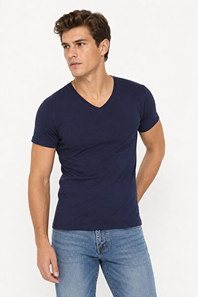 Quatarze YILDIZ ÇAMAŞIR Tricou pentru bărbați Premium Modal Soft Touch cu dec...