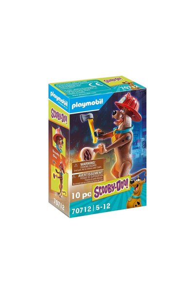 Playmobil Συλλεκτική φιγούρα Σκούμπι  "Πυροσβέστης " - 70712