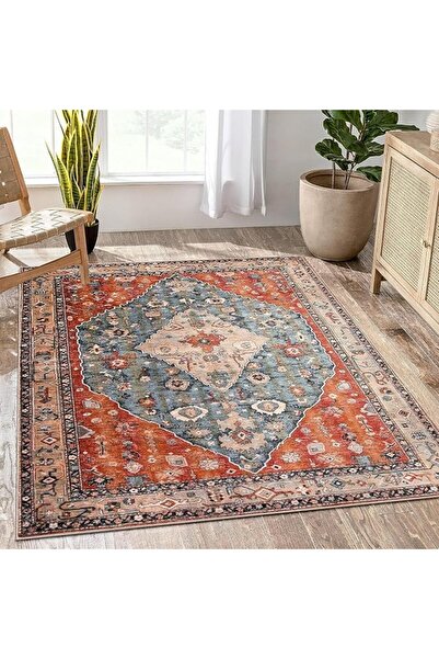 GENERAL Aksin Persian Design Crystal Patterned Living Room Carpet, Large Size...