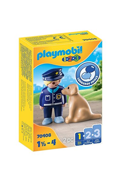 Playmobil Αστυνομικός με εκπαιδεμένο σκύλο - 70408