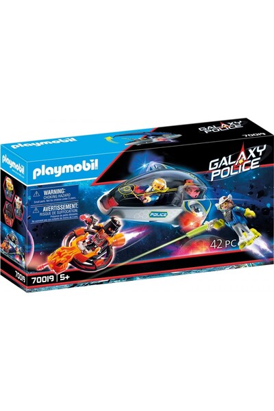 Playmobil ΙΠΤΑΜΕΝΟ ΟΧΗΜΑ ΑΣΤΥΝΟΜΙΑΣ ΤΗΣ ΓΑΛΑΞΙΑΣ - 70019