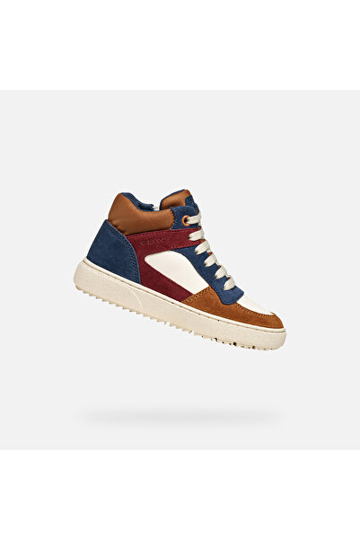 Geox Theleven - Adidași pentru băieți, maro deschis