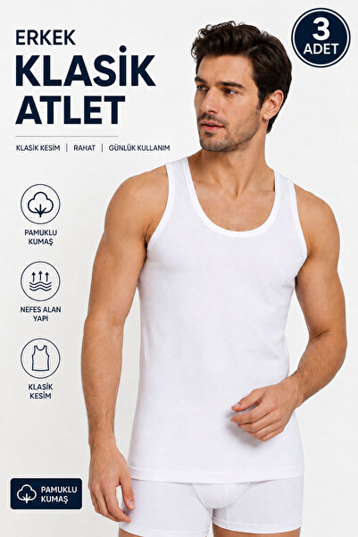 Alıç Men's Combed Cotton Classic Undershirt 0101 (Tutku Authorized Seller) – ...
