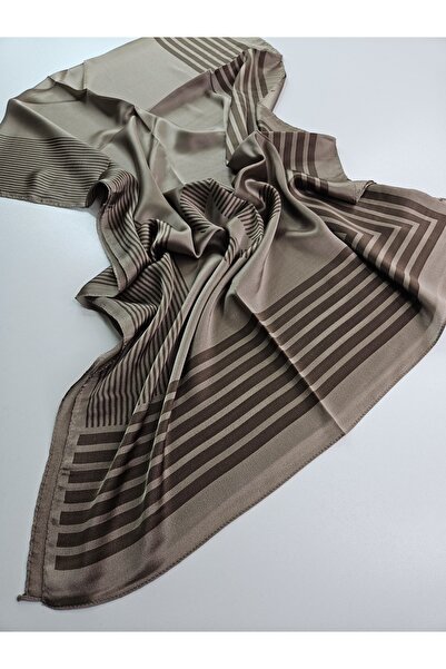 tomrisboutique Luxury Voile Silk Shawl Scarf Vira Pattern 70 X 180 cm