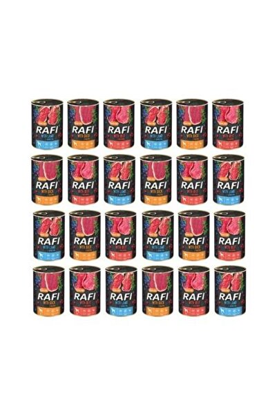 Dolina Noteci Rafi MIX DE 3 AROME - hrană umedă pentru câini - 24x400g