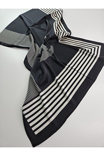 tomrisboutique Luxury Voile Silk Shawl Scarf Vira Pattern 70 X 180 cm