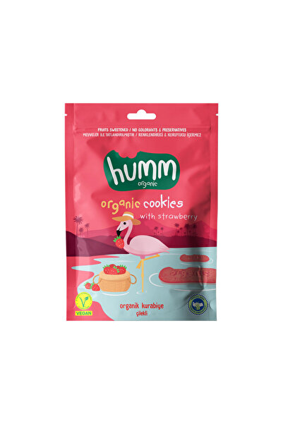 Humm Kurabiye Organik Vegan Çilekli 55 g