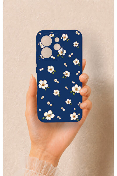 Vip Case Oppo Reno 15 Pro 5G Uyumlu Papatya İnci Desenli Silikon Kılıf