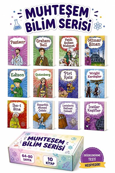 KBY 4. ve 5. Sınıflar için Muhteşem BİLİM SERİSİ HİKAYE KİTABI