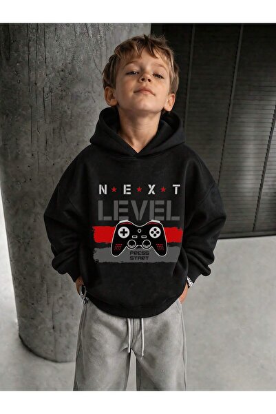 SVART WEAR Children's Next Level Printed Hoodie Hooded Sweatshirt Combed Cott...