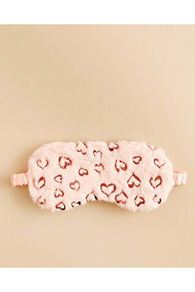 REDTAG Kids Pink Heart Print Eye Mask