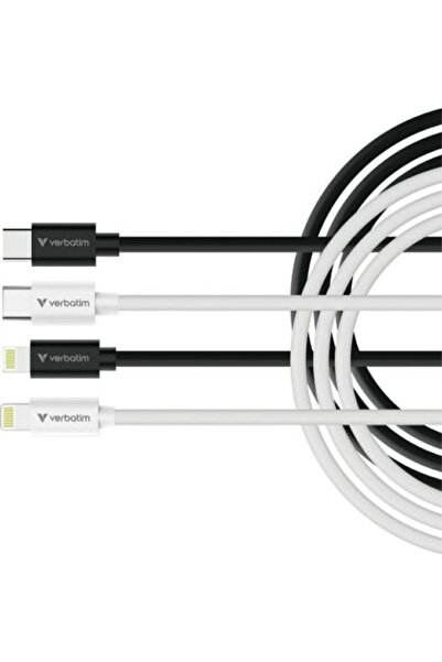 Verbatim Καλώδιο USB 2.0 USB-C Αρσενικό σε Lightning Αρσενικό Essentials Συγχ...