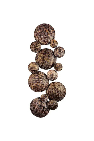 Osena Panou metalic decorativ perete 3D, Deco Art Studio Casa, 112 x 43 cm, M...