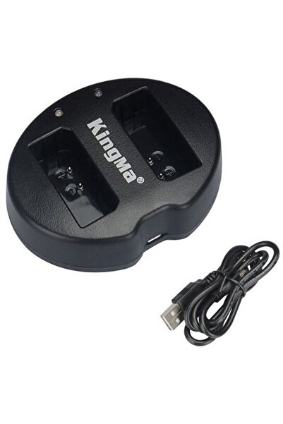 iShoot Incarcator KingMa USB dual LP-E10 pentru Canon