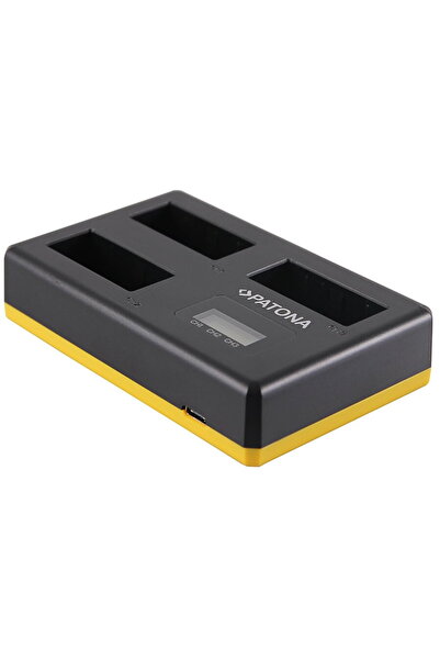 Patona Τριπλός φορτιστής USB LP-E8 με οθόνη LCD συμβατός με Canon EOS 550D -1921