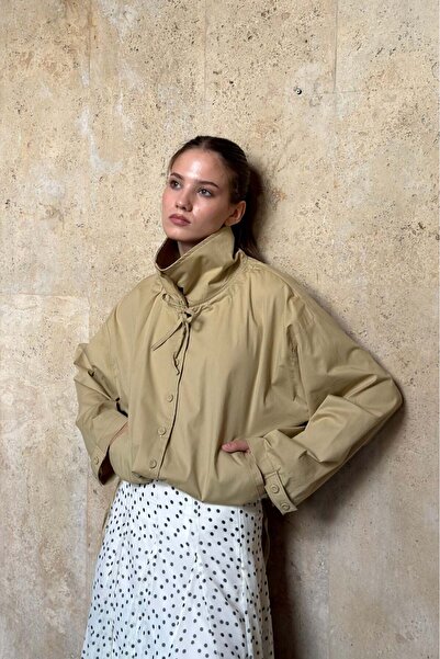 fayaboutique.com Olive Green Vinera Linen Jacket