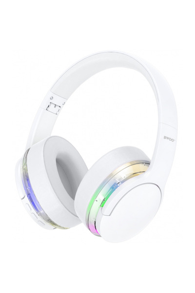 Bwoo Casti Handsfree Bluetooth BO-BW587, A2DP, ANC, Alb