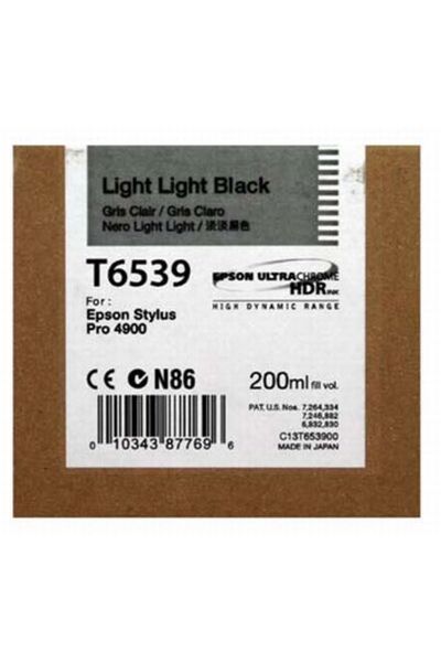 EPSON Φυσίγγιο Μελάνης Inkjet T6539 Ανοιχτό Μαύρο