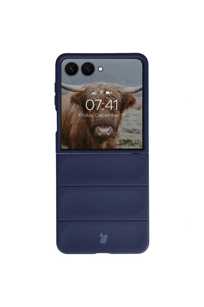 BizonMobile Bizon Tur Θήκη για Samsung Galaxy Z Flip 8, Σκούρο Μπλε