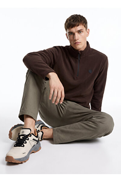 Discovery Expedition D5WM-SWT3300 Kahverengi Erkek Polar Sweatshırt