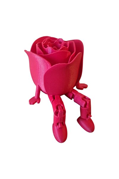Generic Brand Trandafir decorativ, VeliumCraft, 8.6x6.5x5 cm, picioare articu...