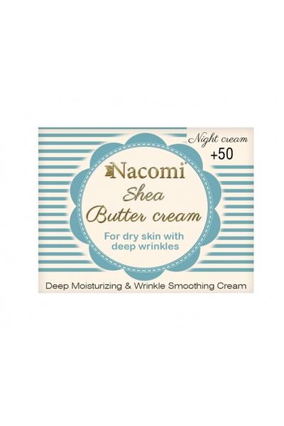 Nacomi CREMĂ CU BUTTER DE SHEA Cremă de față cu unt de Shea 50+ pentru noapte...