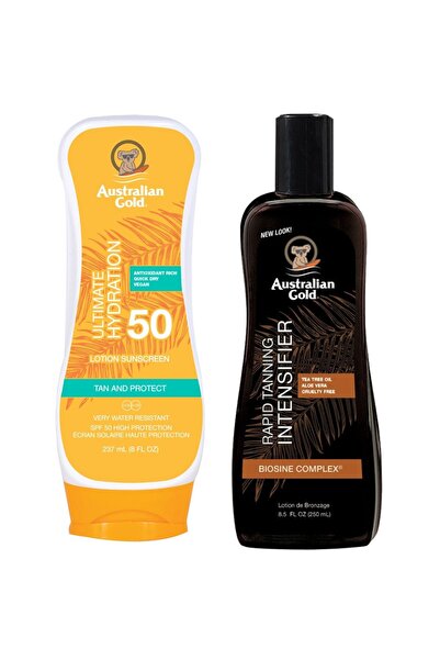 Australian Gold Balsam SPF50 + Intensificator rapid de bronzare