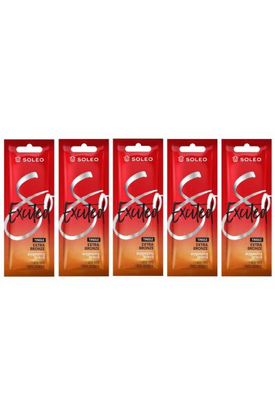 Soleo Excited Bronzer Tingle cu efect de încălzire 150ml x5 bucăți