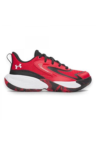 Under Armour 6009404 Ua Ps Lockdown 8 Basketbol Kırmızı Çocuk Spor Ayakkabı