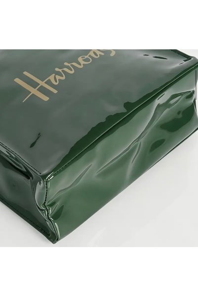 Harrods حقيبة تسوق صغيرة بشعار من مادة PVC