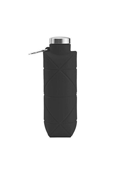 Star Termos 700 ML Katlanabilir Silikon Su Matarası - Paslanmaz Çelik Kapaklı...