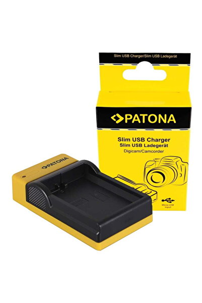 Patona Slim micro-USB incarcator pentru Nikon EN-EL14 CoolPix D3100 D3200 D51...