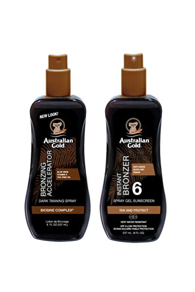Australian Gold Spray Accelerator + Spray Gel SPF6