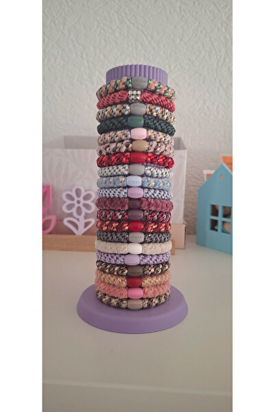 DU&ER Hair Rubber Band Organizer Hair Clip and Rubber Holder Accessory Organi...