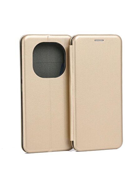 Beline Husă magnetică tip carte pentru Xiaomi Redmi Note 14 Pro 5G, Auriu