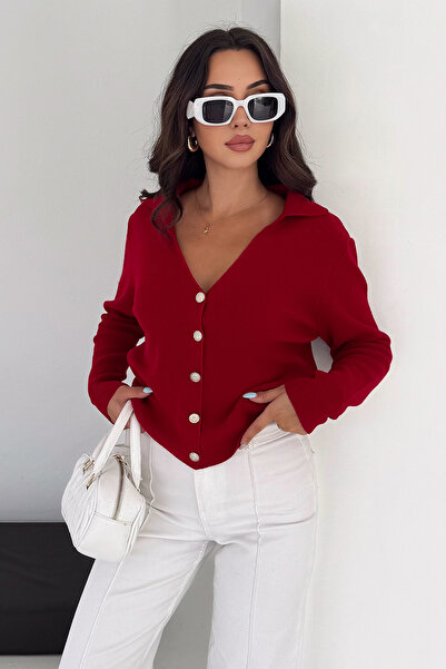 Noa&Noa Women's Long Knitwear Cardigan with Pockets, Buttoned, Casual, Daily ...