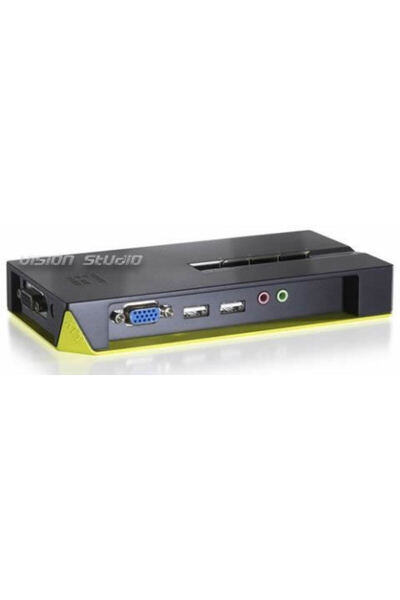 LEVEL ONE USB VGA KVM Διακόπτης Δεδομένων KVM-0421 4 θυρών με Ήχο