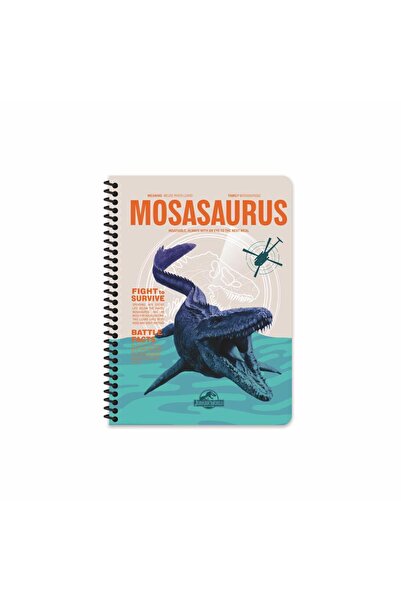 Jurasic World Jurassic World 16.5X22.5 Spiral Cardboard Cover Checkered Noteb...