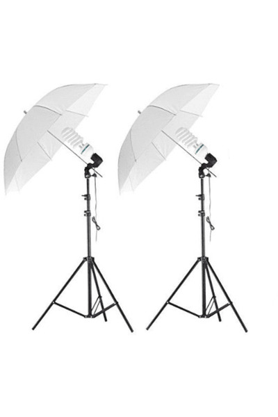 iShoot Kit lumina continua foto-video cu 2x stativ 250cm+2x umbrela difuzie 8...
