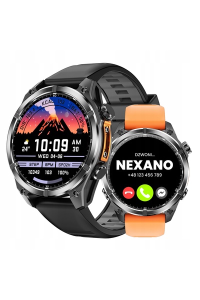 NexaNook SMARTWATCH PENTRU BĂRBAȚI IMPERMEABIL APELURI SPORT AMOLED MENIU SMA...