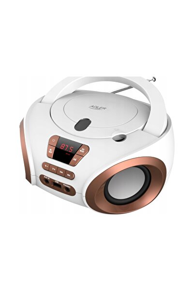 adler RADIO BOOMBOX CD FM KUCHENNE PORTABIL USB AUX MP3 PLAYER ALB