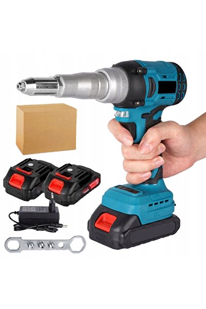 bedee Pistol de bătut cuie reîncărcabil, electric, 18V, kit pistol de bătut c...