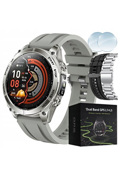 NexaNook SMARTWATCH CEAS BĂRBĂTESC SMARTWATCH GPS AMOLED APELURI REZISTENT LA...