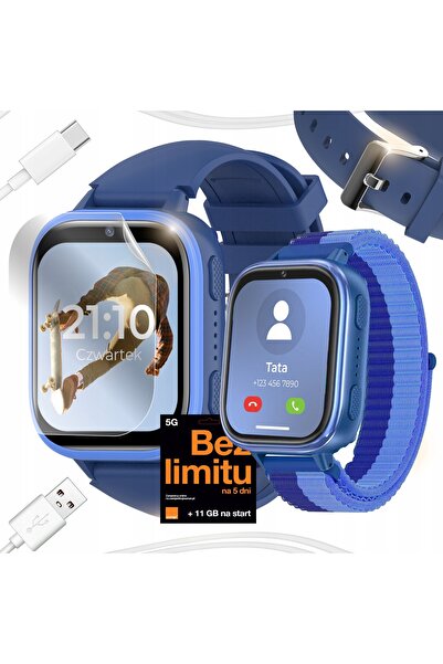 WonderWatch SMARTWATCH CEAS TELEFON PENTRU COPII APELURI MUSICĂ JOCURI PEDOME...