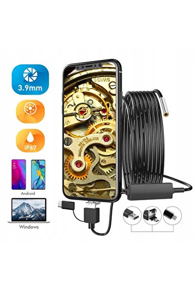 Inskam CAMERĂ DE INSPECȚIE ENDOSCOP 720p USB APP 3.9mm 5m