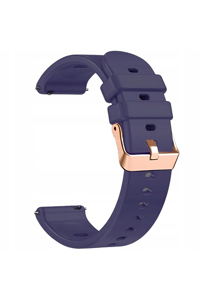 WonderWatch Curea din silicon pentru smartwatch, albastru marin, 20 mm, unive...