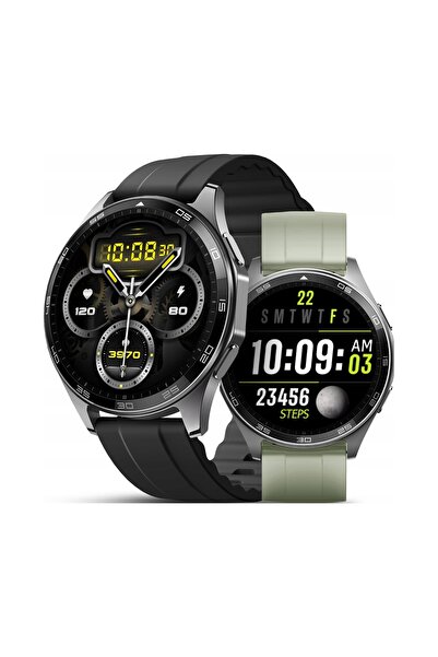 JG Smart Smartwatch pentru bărbați MENU PL, Rezistent la apă, cu funcție de a...