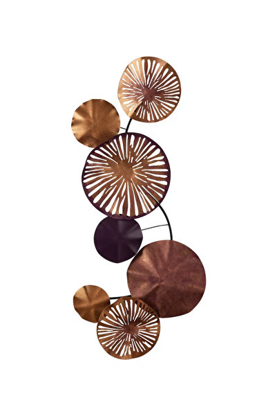 Osena Panou metalic decorativ perete 3D, Deco Art, 79 x 35 cm, Bronz