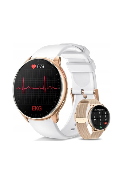 Lazird Smartwatch Ceas ECG Femei Măsurare IMC Glucoză AMOLED Apeluri Tensiune...