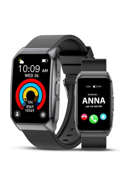 JG Smart Smartwatch, Monitorizare ritm cardiac, Apeluri, SMS-uri, Tensiune ar...